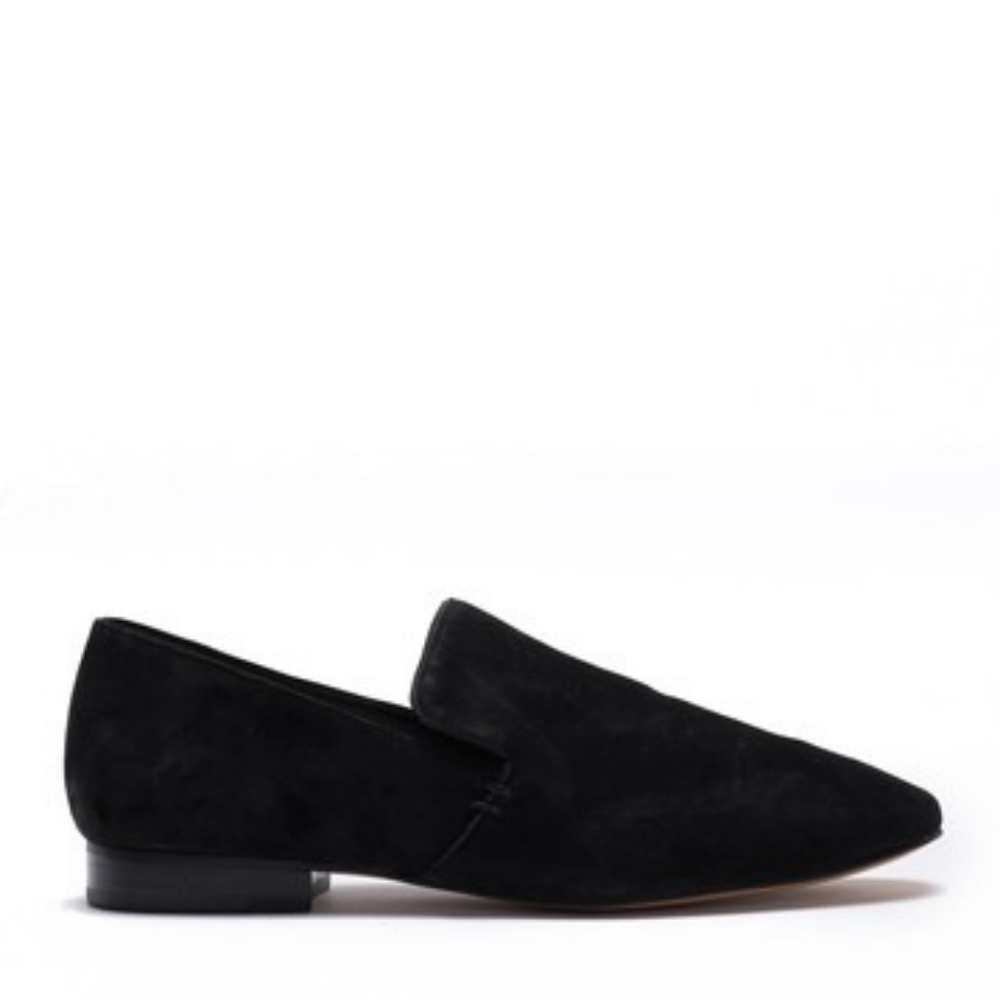 Black Suede Loafer